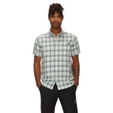 Mammut Trovat Summer Short Sleeve Shirt (Cotton Blend) sage green/alvatern Men's