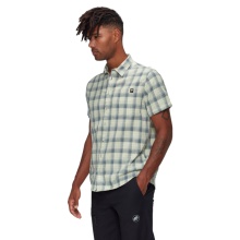 Mammut Trovat Summer Short Sleeve Shirt (Cotton Blend) sage green/alvatern Men's