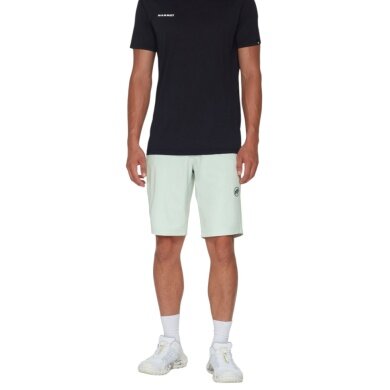 Mammut Hiking Shorts V Short (UV Protection, 4-Way Stretch) light green men's