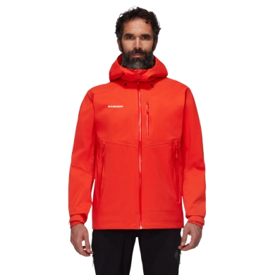 Mammut Alto Guide Hardshell Hooded Jacket (breathable, waterproof, PFC-free) red men's