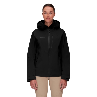 Mammut Hiking Jacket Alto Guide Hardshell Hooded (breathable, waterproof, PFC-free) black Women