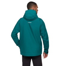 Mammut All-Season Hiking Jacket Crater IV Hardshell Hooded (3-Layer, Waterproof, Durable) teal green Men's