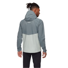 Mammut Alto Guide Hardshell Hooded Walking Jacket (breathable, waterproof, PFC-free) silver/grey men's