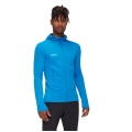 Mammut Taiss Light ML Hooded Fleece Jacket (Midlayer, 4-Way Stretch) glacier blue Men's