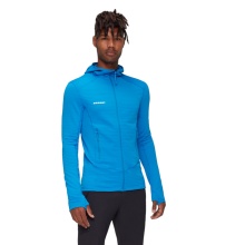 Mammut Taiss Light ML Hooded Fleece Jacket (Midlayer, 4-Way Stretch) glacier blue Men's