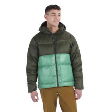 Marmot Winter Down Jacket Guides Down Hoody dark green/green men's