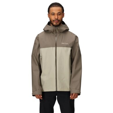 Marmot Wander Jacket / Rain Jacket Minimalist Pertex (waterproof, windproof) grey/beige men's