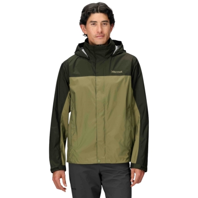 Marmot Wander Jacket / Rain Jacket PreCip Eco (waterproof, breathable, PFC-free) green/olive green men's