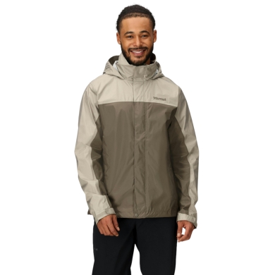 Marmot Wander Jacket/Rain Jacket PreCip Eco (waterproof, breathable, PFC-free) 2025 grey/beige men's