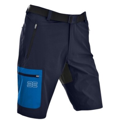 Mouth Wander Trousers Doldenhorn XT Bermuda (durable, elastic) short dark blue men's