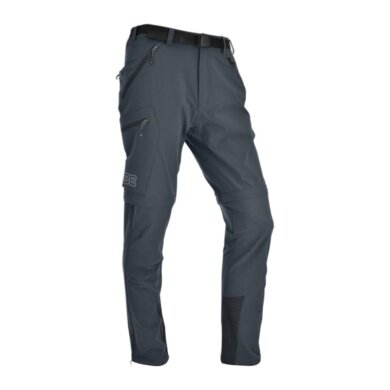 Maul Wander Trekking Trousers Eiger Alpin T-Zip-Off 2in1 (long trousers and shorts in one) dark grey men's