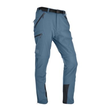 Maul Wander Trekking Trousers Eiger Alpin T-Zip-Off 2in1 (long trousers and shorts in one) light blue men's