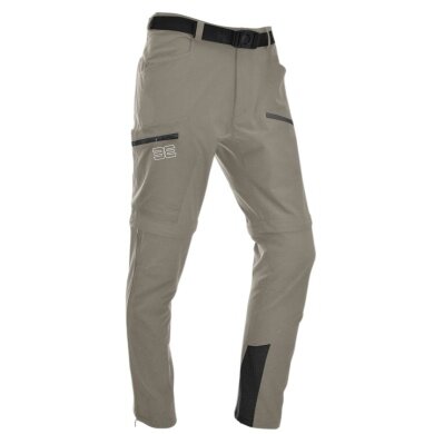 Maul Wander-Trekking Trousers Eiger Ultra T-Zip-Off (long trousers and shorts in one) beige-brown men's