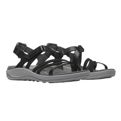 Merrell Harbor Backstrap Sandal (Full Grain Leather) black ladies