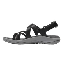Merrell Harbor Backstrap Sandal (Full Grain Leather) black ladies