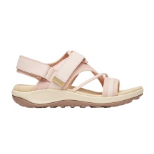 Merrell Terran 4 Backstrap Sandal (Full-grain Leather, Velcro Fastening) Light Pink Ladies