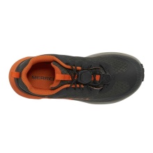 Merrell Hiking Shoes Agility Peak (All-Terrain, Quick-Lace System) olive/black/orange boys