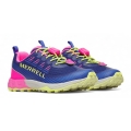 Merrell Hiking Shoes Agility Peak (All-Terrain, Quick-Lace System) cobalt blue/pink girls