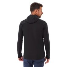 Millet Fleece Jacket Fusion Grid Hoodie (Polartec, breathable) black men's