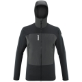 Millet Softshell Jacket Fusion XCS Hoodie (windproof, maximum freedom of movement) black/dark grey men's
