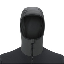 Millet Softshell Jacket Fusion XCS Hoodie (windproof, maximum freedom of movement) black/dark grey men's