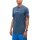 Millet Hiking/Leisure T-shirt Intense Essential TS (4-Way Stretch, ultra-lightweight, quick-drying) denim blue Men's