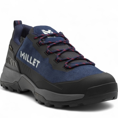 Millet Hiking Shoes Ubic Low GTX (Suede, waterproof) sapphire blue men's