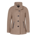 Milo Coat Nala (Stand-up Collar) taupe brown Ladies