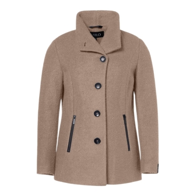 Milo Coat Nala (Stand-up Collar) taupe brown Ladies