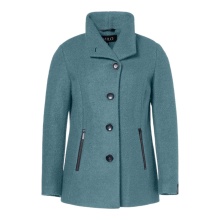 Milo coat (standing collar) Nala jade green ladies