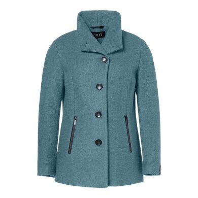 Milo coat (standing collar) Nala jade green ladies