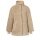 Milo winter jacket (plush jacket) Olivia with stand-up collar sand brown ladies