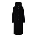 Milo Winter Coat Stacy (Wool Blend, Warm, with Hood) Black Ladies