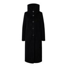 Milo Winter Coat Stacy (Wool Blend, Warm, with Hood) Black Ladies