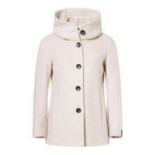 Milo Winter Coat Jesse (Wool Blend, Warm, with Hood) Off White Ladies