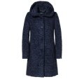 Milo Winter Coat Stella with Hood (Teddy Fleece) Navy Blue Ladies