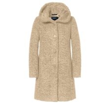 Milo Winter Coat Stella with Hood (Teddy Fur) Sand Brown Ladies