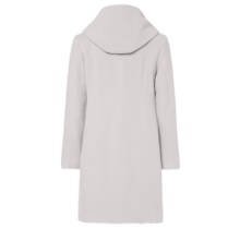 Milo Bella Winter Coat (Wool Blend, with Hood) Stone Grey Ladies