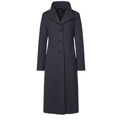 Milo Winter Coat Nada (Wool Blend) Navy Blue Ladies