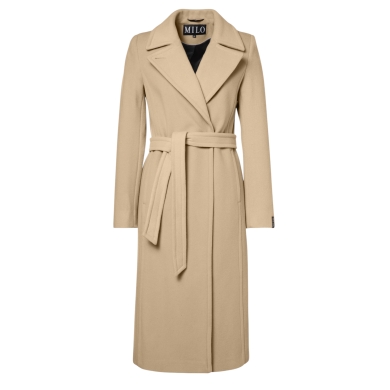 Milo Winter Coat Wanda (Wool Blend) Beige Ladies