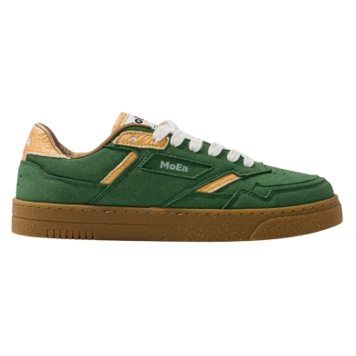 MoEa Sneaker Gen9 - Pineapple Green & Yellow Suede - green/brown