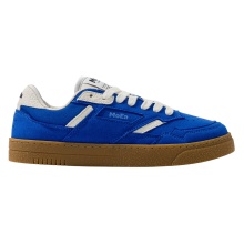 MoEa Sneaker Gen9 - Mushroom Full Blue Suede - blue/white