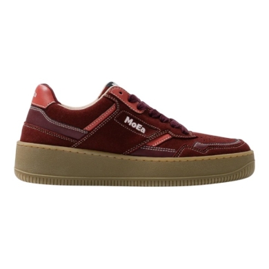 MoEa Sneaker Gen1 - Grapes Suede Pink & Wine - burgundy