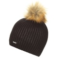 Polar Bear Hat (Pom Pom) Grania Lux Black Women