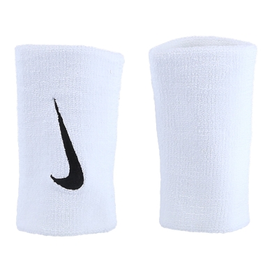 Nike Sweatband Tennis Premier Jumbo Rafael Nadal white/black - 2 pieces