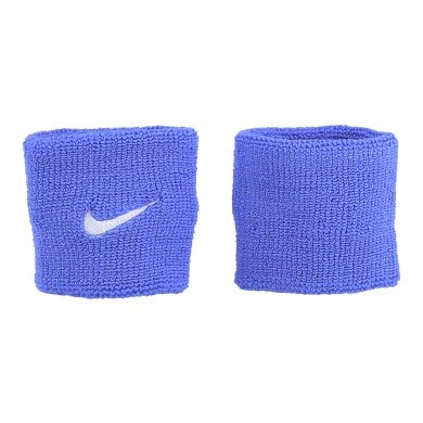 Nike Sweatband Tennis Premier Single Wrist 2026 Sapphire Blue/White - 2 Pieces