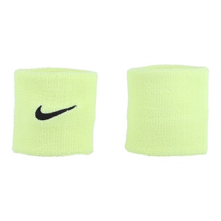 Nike Sweatband Tennis Premier Single Wrist 2026 Lemon Yellow/Black - 2 Pieces