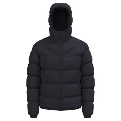 Napapijri Winter Quilted Jacket Molveno with Hood (Thermofibre™ Insulation) Dark Blue Men's