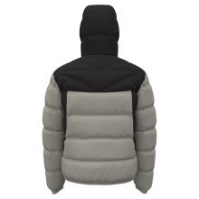 Napapijri Winter Quilted Jacket Molveno with Hood (Thermofibre™ Insulation) grey/black Men's