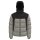 Napapijri Winter Quilted Jacket Molveno with Hood (Thermofibre™ Insulation) grey/black Men's